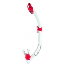 Snorkel Rebel Dry Blanco-Rojo