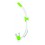 Snorkel Rebel Flex Blanco-Verde