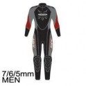 Traje de Buceo Zenith Supreme Stretch D-Zip Full Male